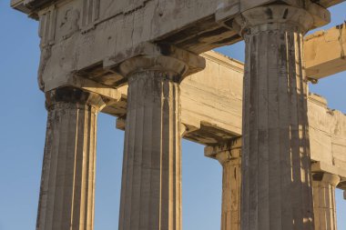 Atina 'daki Atina Akropolü Tapınağı Yunanistan