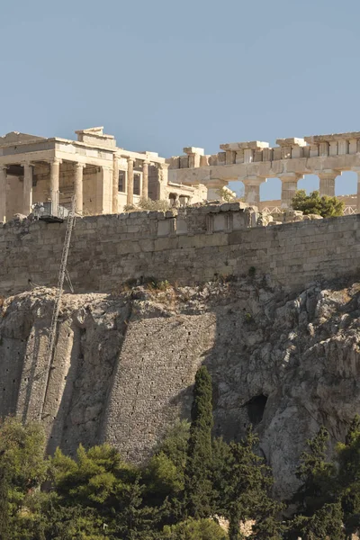 Templo Acropolis Atenas Atenas Visto Agora Greece — Fotografia de Stock