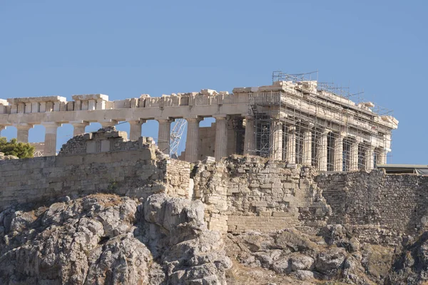 Афінський Акрополь Афінський Храм — стокове фото