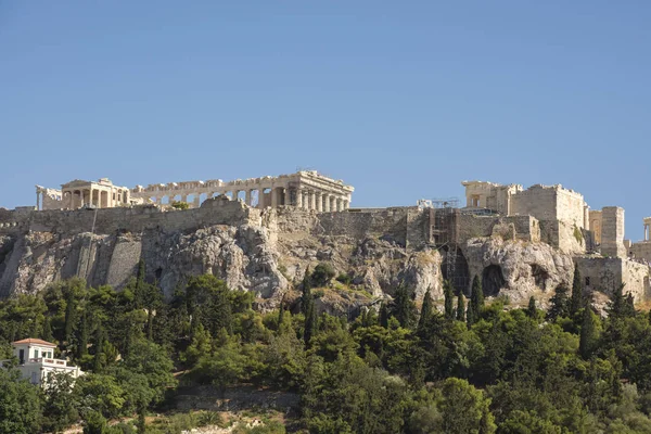 Templo Acropolis Atenas Atenas Visto Agora Greece — Fotografia de Stock