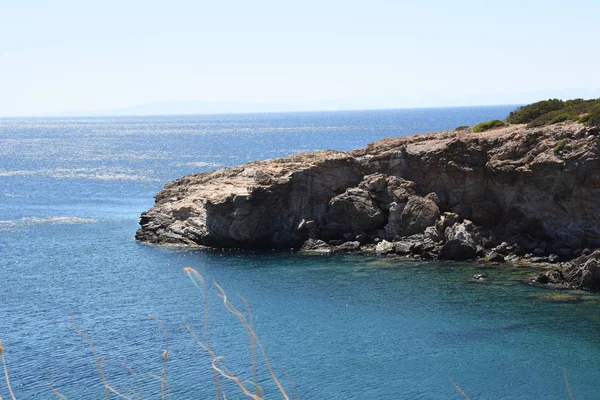 Küstenabschnitt Bei Anavyssos Griechenland — Stockfoto