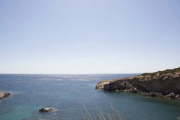 Частина Узбережжя Анавіссосі Греція — стокове фото