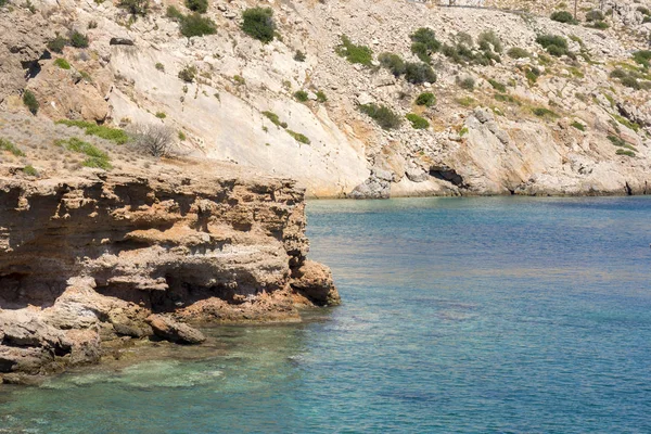 Küstenabschnitt Bei Anavyssos Griechenland — Stockfoto
