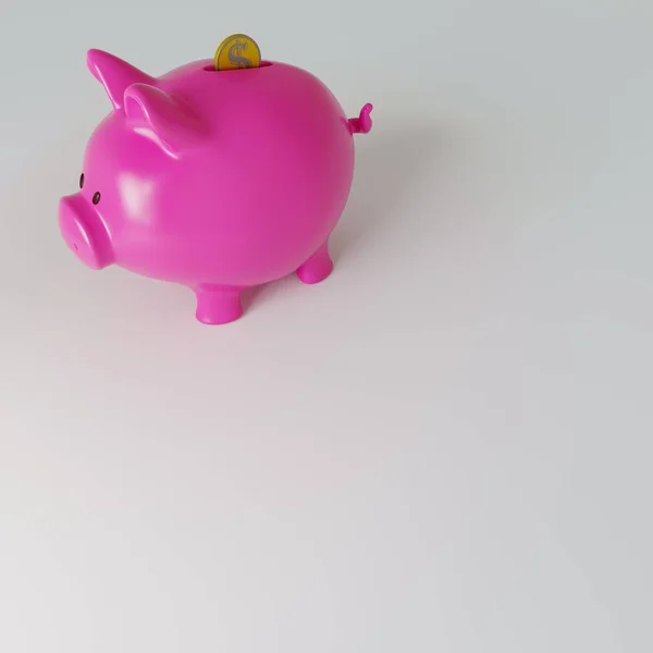 Para Için Kumbara Pig Store — Stok fotoğraf