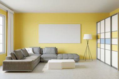 3D geometrik arka plan tasarım