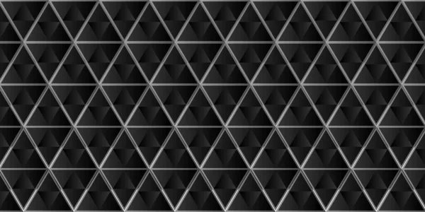 Preto Escuro Fundo Grade Geométrica Textura Abstrata Escura Moderna — Fotografia de Stock