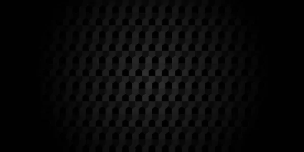 ダークブラック幾何学グリッドの背景 モダンダーク抽象的なテクスチャ — ストック写真