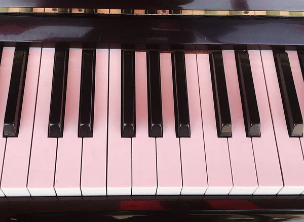 Standart siyah beyaz Piyano tuşları.