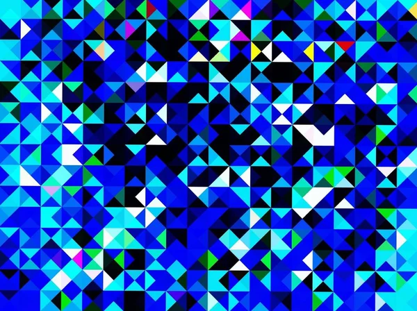 Soyut Mozaik Tarzı Geometrik Resim — Stok fotoğraf