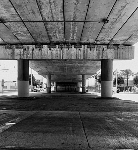 Uma Vista Auto Estrada Por Baixo — Fotografia de Stock