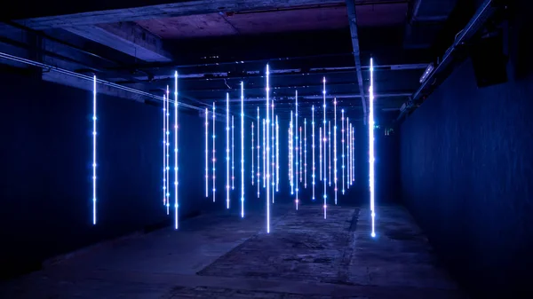 Leipzig, Almanya - 14.09.2019: Leipzig 'deki sanat müzesi - düşen damlalar kadar hafif (Kunstkraftwerk)