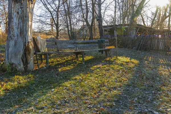 Eski köy tezgah. Rusya. Kaluga bölgesi. Peremishl