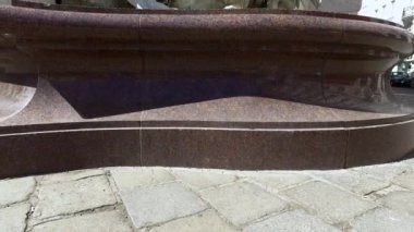 Çeşme rakamlar Michaelertrakt, Hofburg, Viyana dışındaki bir grup ile