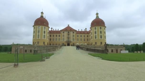 Almanya Moritzburg Kalesi — Stok video