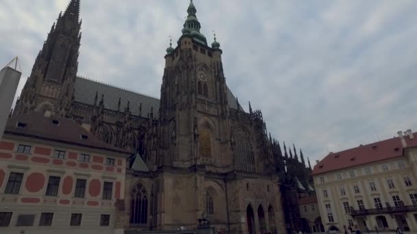 Castillo Praga Gran Complejo Castillos — Vídeo de stock