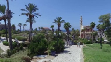 Tel Aviv, İsrail en büyük kare Jaffo 