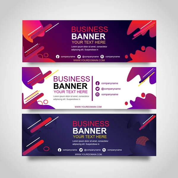  üç afiş renkli yaratıcı tasarım seti