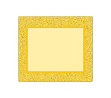 Açık Sarı Arka Plan üzerinde Glitter Kenarlıklı Kağıt