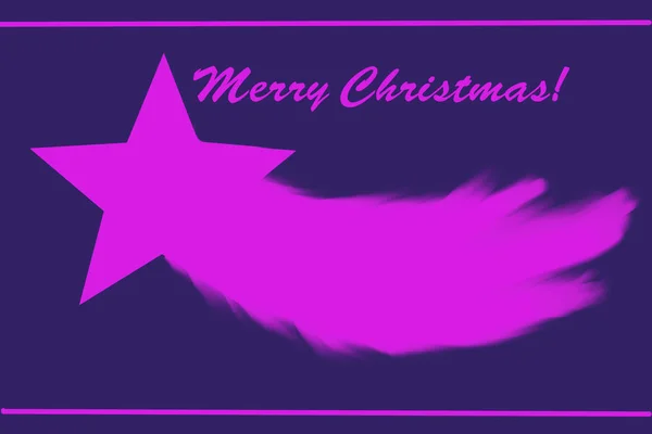 Pembe Yıldız ile Mutlu Noel Kartı