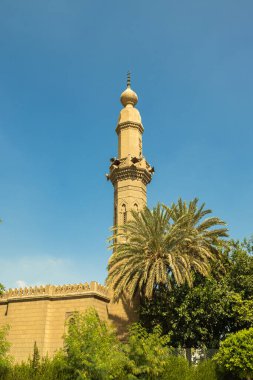 güzel cami Kahire bulutların arka planında