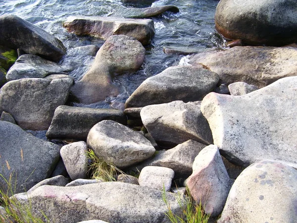 Granitfelsen Wasser — Stockfoto