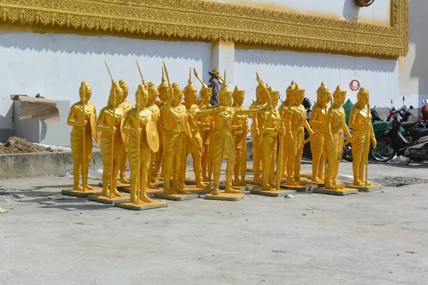Guerreros dorados Angkor Wat — Foto de Stock