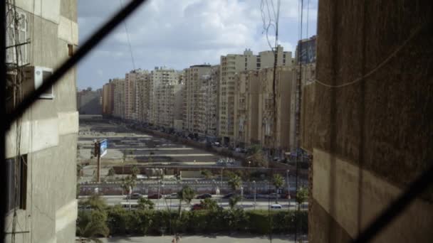 アレキサンドリアの睡眠地区の異なるアパートの視点 — ストック動画