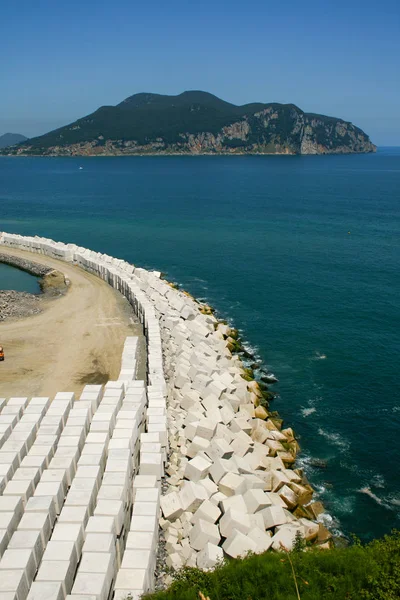 Bloques Para Construcción Del Puerto Deportivo Laredo Cantabria España 2008 —  Fotos de Stock