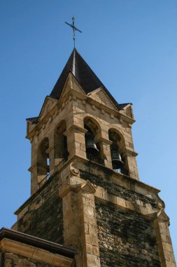 San Andres kilisesinin kule ve çan kulesi, Ponferrada, Bierzo, İspanya