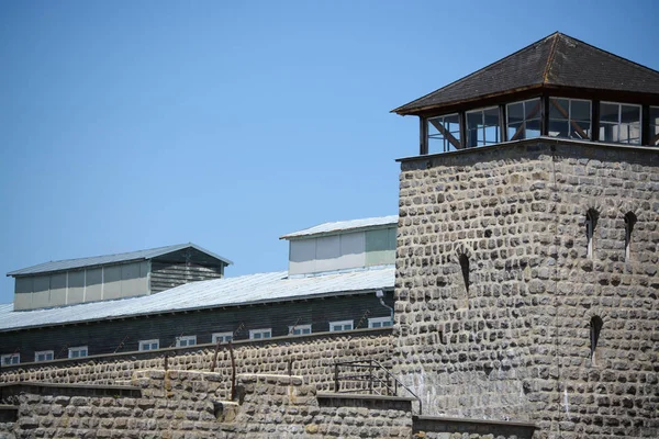 Mauthausen Rakousko 2015 Pohled Exteriéru Mauthausenův Koncentrační Tábor Kde Byly — Stock fotografie