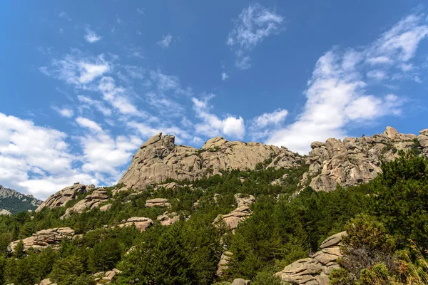 Paisagem Pedriza Perto Manzanares Real Cordilheira Guadarrama Madrid Espanha — Fotografia de Stock