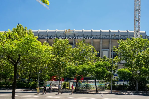 Madrid Spain 2020 Renovation Works Santiago Bernabeu Stadium Real Madrid — Stock Photo, Image