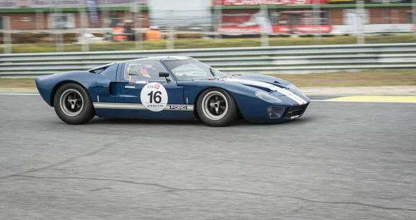 Circuit Jarama Madrid Spanien April 2016 Ford Bei Einem Oldtimerrennen — Stockfoto