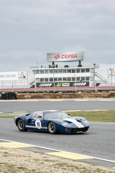 Circuit Jarama Madrid Spain April 2016 Ford Classic Car Race — Stock Photo, Image