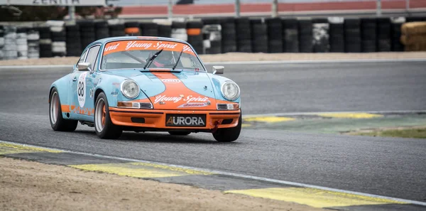 Circuit Jarama Madrid Spain April 2016 Porsche 911 Carrera — стокове фото