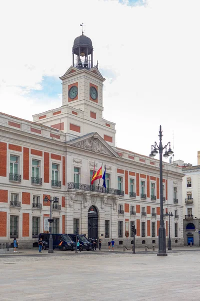 Madrid Spagna 2020 Facciata Principale Della Sede Real Casa Correos — Foto Stock
