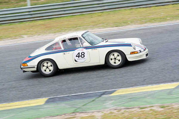 Circuito Jarama Madrid España Abril 2016 Porsche 911 Una Carrera — Foto de Stock