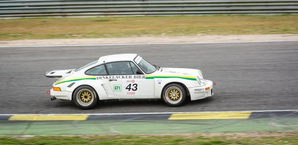 Circuito Jarama Madrid España Abril 2016 Porsche 911 Rsr Una — Foto de Stock