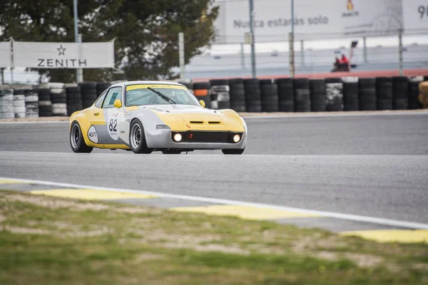 Circuit Jarama Madrid Spain April 2016 Opel Classic Car Race — Stock Photo, Image