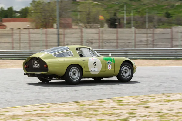 Circuit Jarama Madrid Spain April 2016 Green Alfa Romeo Tz1 — Stock Photo, Image