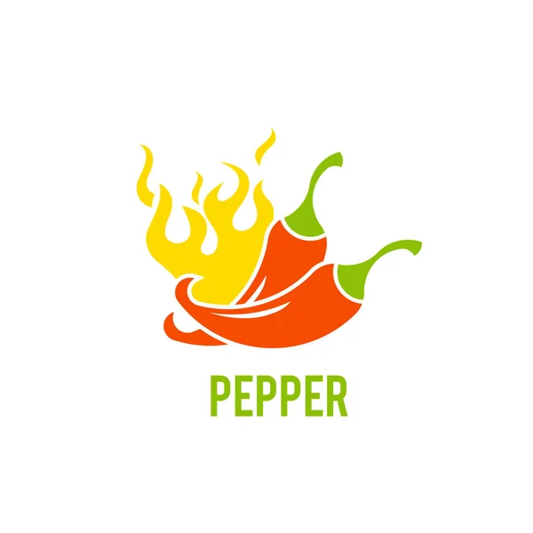 Peper Brand Vector Pictogram Geïsoleerd Tegen Witte Achtergrond Mexico Icoon — Stockvector