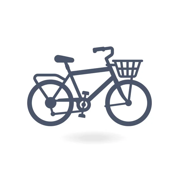 Bicicleta Vetor Ícone Bicicleta Estilo Moda Plana Para Design Gráfico — Vetor de Stock
