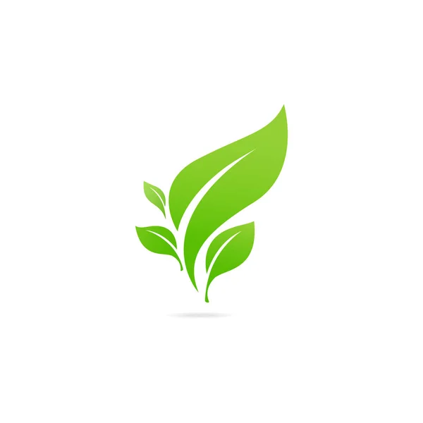 Landschaftsgestaltung Garten Pflanzen Natur Und Ökologievektorlogo Ökologie Glückliches Leben Logotyp — Stockvektor