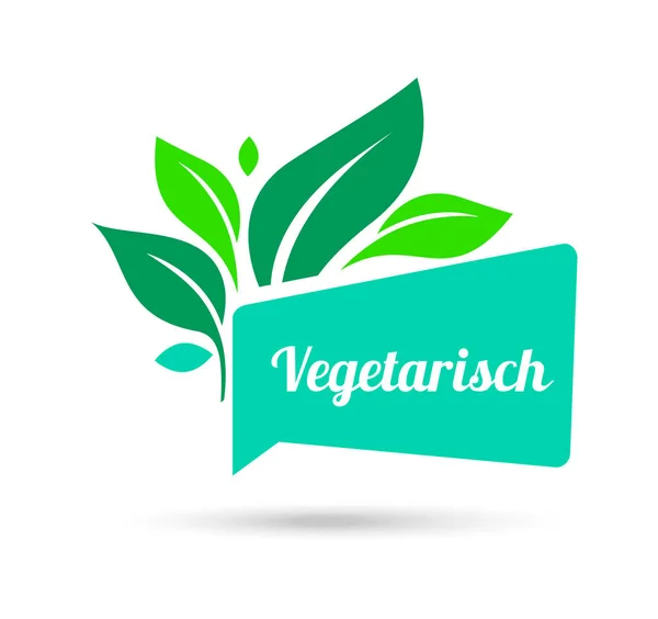 Vegetarier Bio Lebensmittel Bauernhof Frische Und Naturprodukt Aufkleber Etikett Organisch — Stockvektor