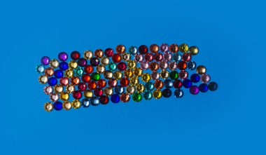 çok renkli rhinestones arka plan. kopyalama alanı