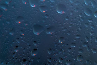 yağmur bir damla araba cam ile cam