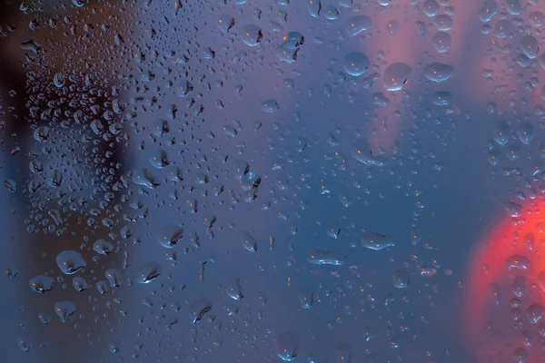 Glass Drops Car Glass Rain One — Stock Photo, Image