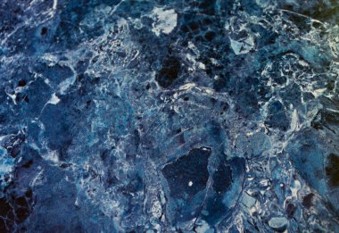 Güzel kıvrımlı mavi mermer dokusu