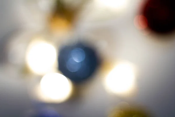 Bolas Natal Desfocadas Lustre — Fotografia de Stock