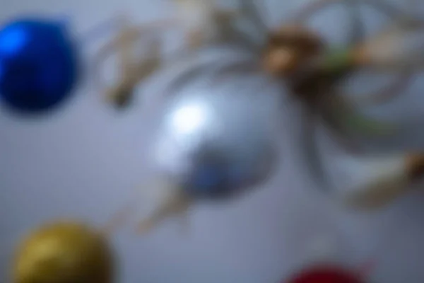 Bolas Natal Desfocadas Lustre — Fotografia de Stock
